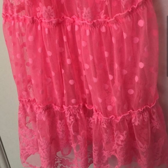 NWOT Betsy Johnson Polka Dot Pink Nightie - Picture 6 of 8
